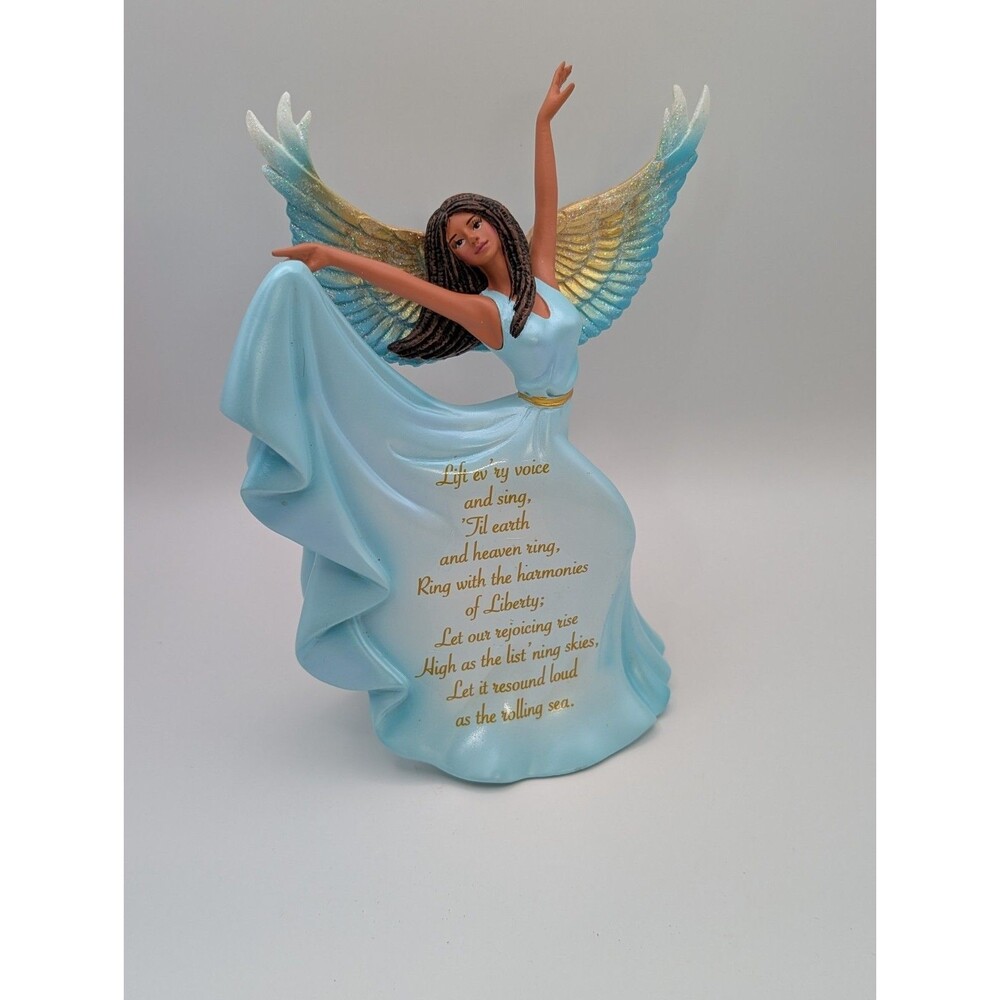 Keith Mallett Lift Every Voice & Sing Angel Praise Figurine Hamilton Collection